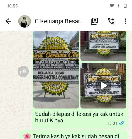 Pengiriman Papan Bunga Duka Cibeber Cimahi Selatan
