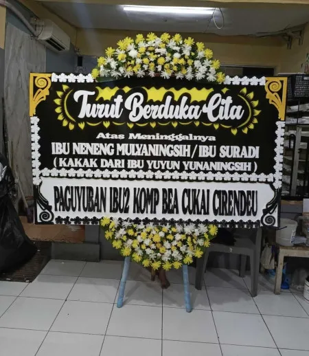 Papan Bunga Duka Cibeber Cimahi Selatan